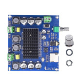 XH-A105 Bluetooth 5.0 Digital Power Amplifier Board TDA7498 Supports AUX Dual 100W High Power With Potentiometer