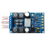 Bluetooth Digital Power Amplifier Board Dual-Channel 50W*2 Audio Amplifier Board With No POP Sound XY-502B