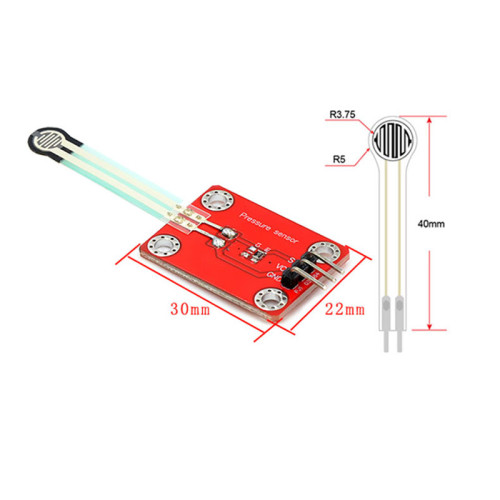 Resistive Thin Film Pressure Sensor Module Suitable For The Development Of arduino Raspberry Pie Microbit
