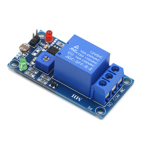 5V/12V Photoresist Sensor Plus Relay Light Control Switch Module Llight Seeking Light Detection Switch