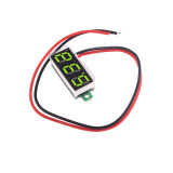 0.28-inch Small Digital Display DC Voltage Meter with 2-wires DC2.5-40V Adjustable Reverse Connection Protection