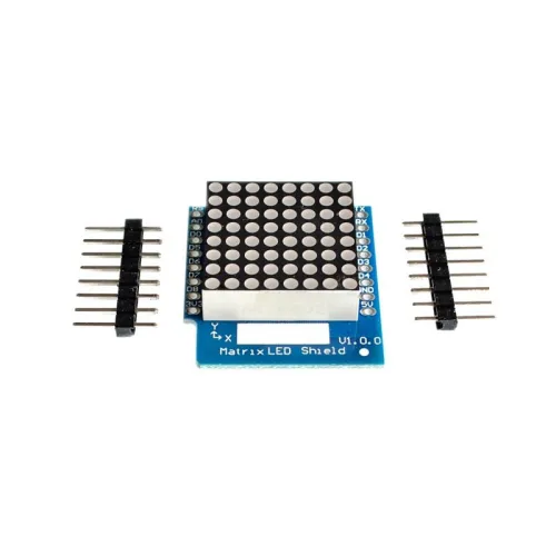 Matrix LED Shielding V1.0.0 for WEMOS D1 mini 8x8 Matrix LED Module