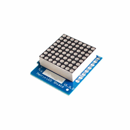 Matrix LED Shielding V1.0.0 for WEMOS D1 mini 8x8 Matrix LED Module