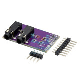 Microphone Interface Module Dual 3.5mm MP3 Stereo Headphone Video Audio Stand