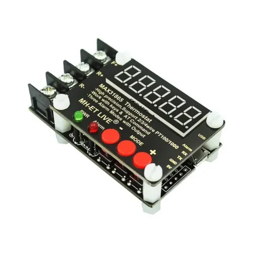 MAX31865 High-Precision Isolation Temperature Collector Module PT100 Serial Port Output Upper Computer Debugging