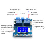XY-TR01 Temperature and Humidity Control Module Digital Display Word High Precision Dual Output Automatic Temperature and Humidity Control Board