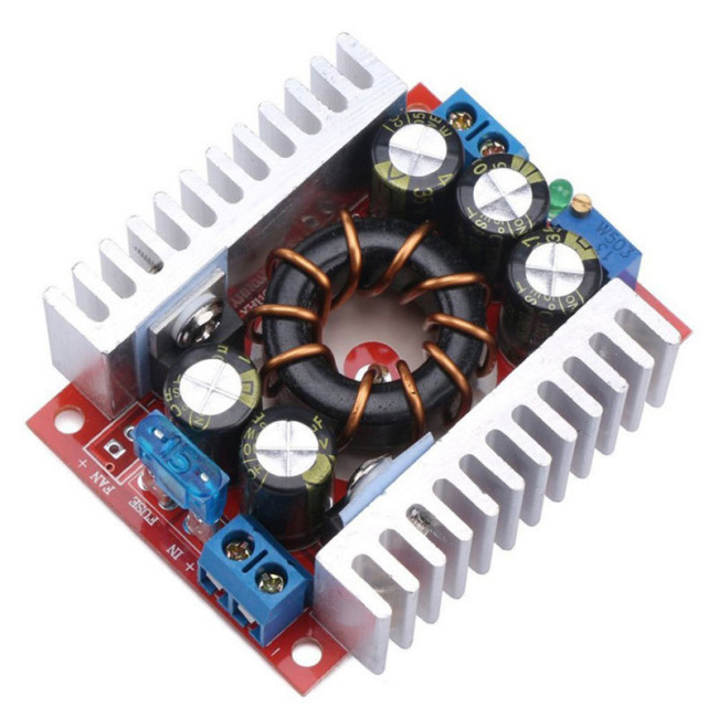 DC-DC 15A Synchronous Rectification High Power Adjustable Step-Down Automotive  LED Regulated Power Module