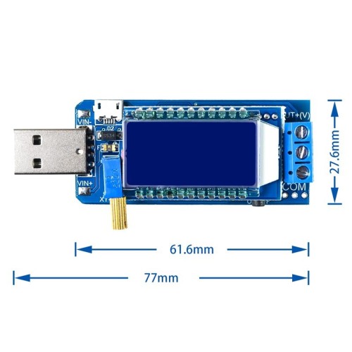 DC-DC USB Buck-Boost Power Regulator Module 5V to 3.3V 9V 12V 24V Desktop Power Module