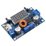 With Shell 5A CV CC Step-down Module With Voltage Current Power LED Display To Drive Lithium Battery Charging