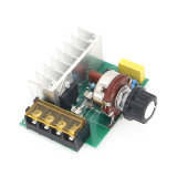 4000W High-power Thyristor Electronic Voltage Regulator with Adjustable Light Speed Temperature and Insurance
