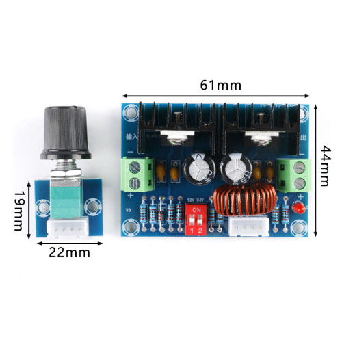 XH-M405 DC-DC Voltage Regulation Module XL4016 External Potentiometer 8A Pressure Regulating Plate