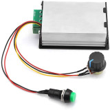 Digital Display PWM DC Motor Governor 6V12V24V48V Stepless Speed Control Switch Controller Display Shell