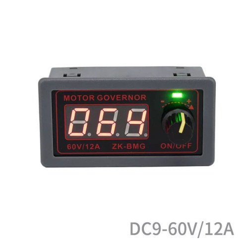 PWM DC Motor Speed Regulator 9-60V/12A/500W Motor Fan Controller Encoder Dimming Speed Regulation ZK-BMG