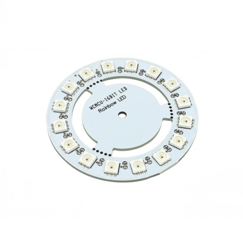 16 Bit WS2812 5050 RGB LED Built-In Full-Color Driving Color Ring Lamp