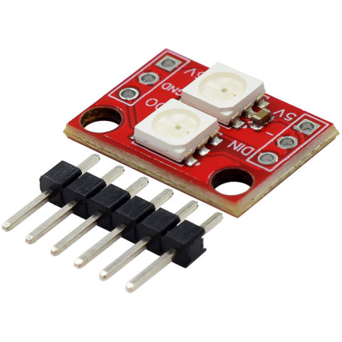 2 Bit WS2812 5050 RGB LED Full-Color Color Light Module SCM SMT32 ARM