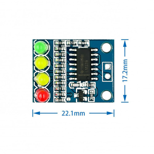 XD-82B 12V Battery 4-Segment Power Indicator Module On-Board 4-Position Power Indicator LED