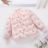 Kids cotton jacket thickening #06
