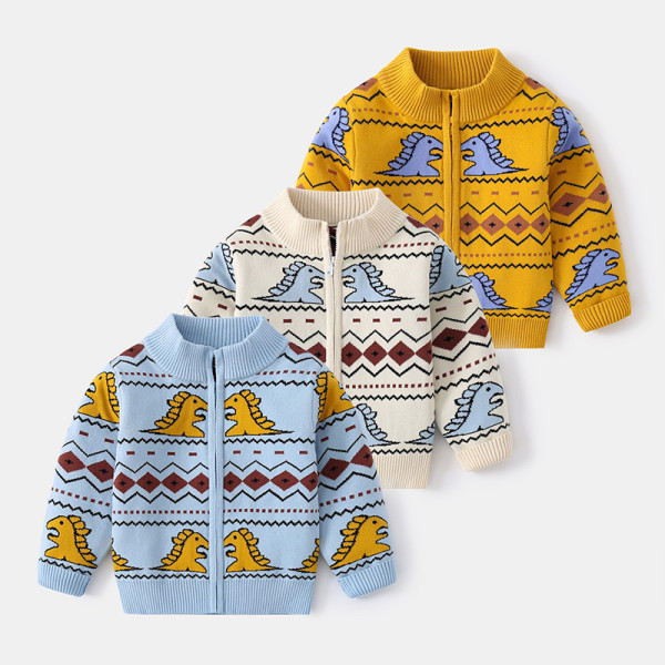 Autumn Boys' Sweater Cardigan Cartoon #C03