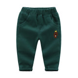 Winter Boys Fleece Casual Pants Children's Winter Clothes