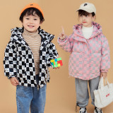 Kids cotton jacket thickening #A006