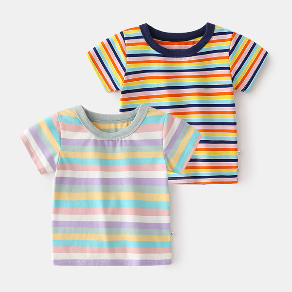 New Summer Boys' Cotton Short Sleeves #T04