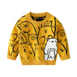 Autumn Boys' Sweater Cartoon #C03