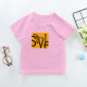 New Summer Cotton Short Sleeves Pink#Cz01