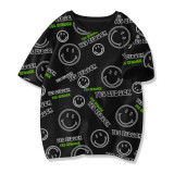 New Summer Boys' Cotton Short Sleeves Black #T04