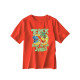 New Summer Cotton Short Sleeves Orange #T001