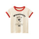 New Summer Cotton Short Sleeves Khaki #W01