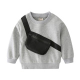 2023 Children's casual long sleeved sweater