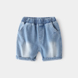 Boys' denim Grey shorts #PT09