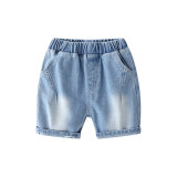 Boys' denim Grey shorts #PT09