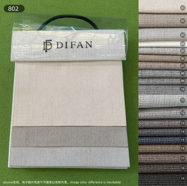Cotton and linen fabric -802
