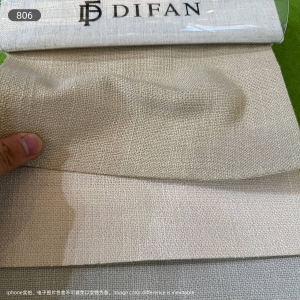 Cotton and linen fabric -806