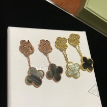 希少色 ヴァンクリーフ&アーペル マジックコピー アルハンブラ イヤリング/ピアス 2 vac09437