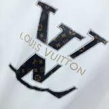 ★日本!!人気！ルイヴィトン パーカー コピー☆クルーネック スウェットシャツ ホワイト vul08706