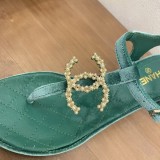 目を惹くカラーシャネル サンダル コピー CCロゴ shw92659
