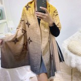 新色☆希少ルイヴィトン カシミヤ タッセル マフラ 偽物 vur16852