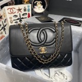 【シャネル】大人可愛い♪マトラッセトップハンドル フラップ バッグA58608