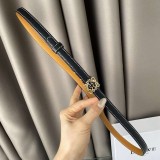 一目惚れ♪【人気商品】ロエベ カーフレザー アナグラム ベルト 激安 1.5 cm loe90764