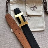 世界中で大人気♪エルメス☆ベルトバックル Hギヨシェ リバーシブル コピー 38mm 2色 erm78088