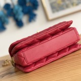 最安値挑戦 シャネル ラムレザー ショルダーバッグ 偽物 she97219