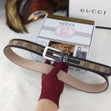 超希少！グッチ キャンバスGG柄ベルト コピーダークブラウン レディース 35mm gux19418