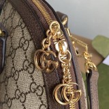 累積売上総額第１位！グッチ〔オフィディア 偽物〕GG ミディアム トップハンドルバッグ guo99390