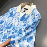 世界中で大人気♪☆​ルイヴィトン Tシャツ パロディ ウォーターカラーモノグラム☆ロゴ vub71022