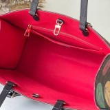 秋冬新作 ​ルイヴィトン オンザゴー MM 偽物 バッグ M59245 トートバッグ モノグラム レザー