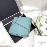 可愛い ロエベ◇パズル◇ラウンドジップ二つ折り財布 偽物 lox74910