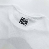 争奪戦[ロエベ] カオナシ 偽物 オーバーサイズ コットン Tシャツ loz95351