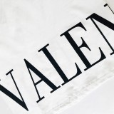 関税込 ヴァレンティノ Tシャツ コピー VLTN コットンロゴ Vug98960